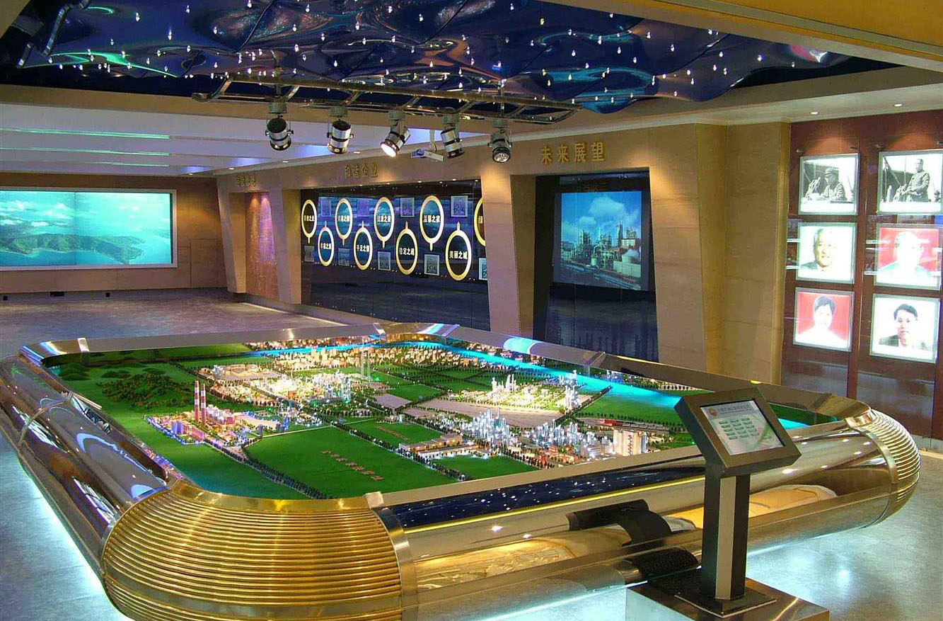 數字沙盤，提升展廳科技感